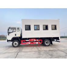 Howo awd camión de taller móvil de construcción de campo fuera de carretera